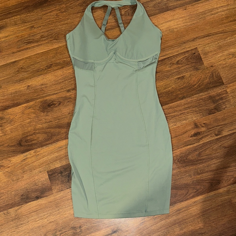 Gym Shark Green Halter Dress
